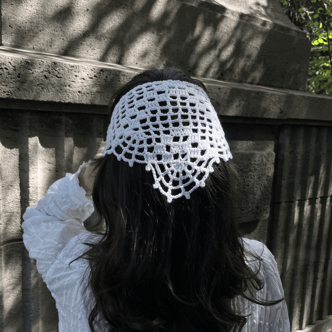GERTRUD gothic wrap | spiderweb filet crochet 🕸️