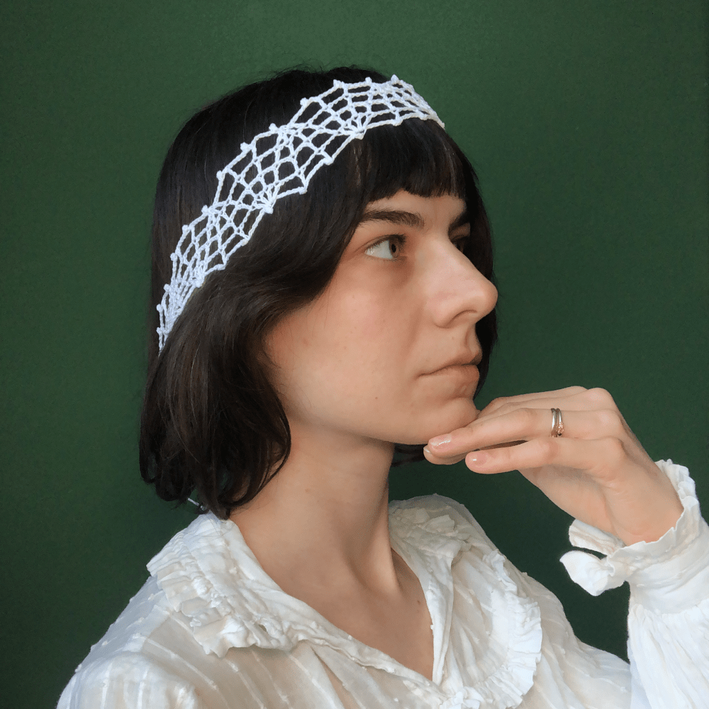 HEDWIG halloween choker | spiderweb lace 🕸️ | PDF