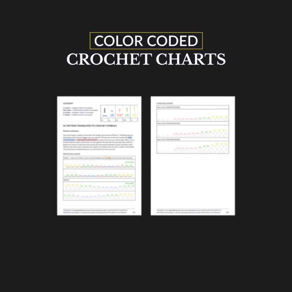 LUKREZIA medieval hood crochet pattern | PDF