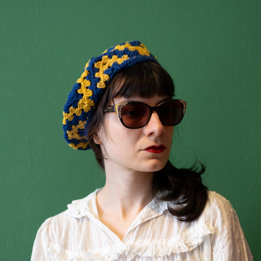 ZILPZALP chevron beret crochet pattern | PDF