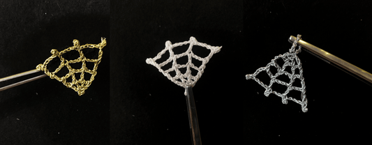 Free Spiderweb Crochet Pattern 🕸️  Easy Halloween Earrings, Pendant or Brooch