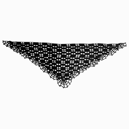 GERTRUD gothic wrap | spiderweb filet crochet 🕸️