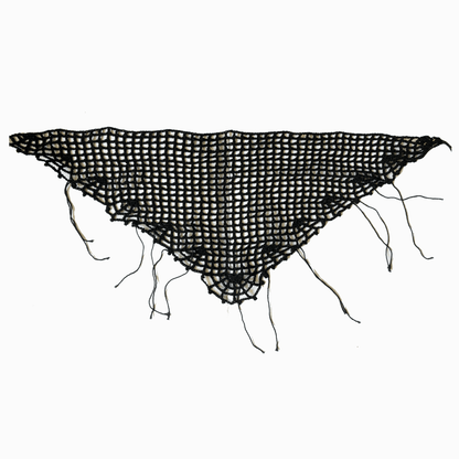 GERTRUD gothic wrap | spiderweb filet crochet 🕸️