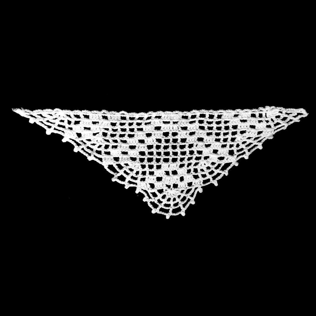 GERTRUD gothic wrap | spiderweb filet crochet 🕸️