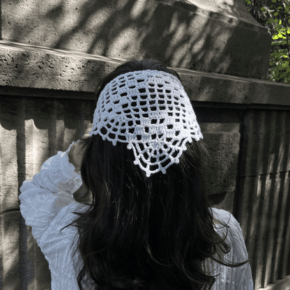 GERTRUD gothic wrap | spiderweb filet crochet 🕸️