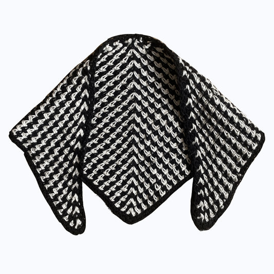 ARADIA modular moss stitch scarf crochet pattern | PDF