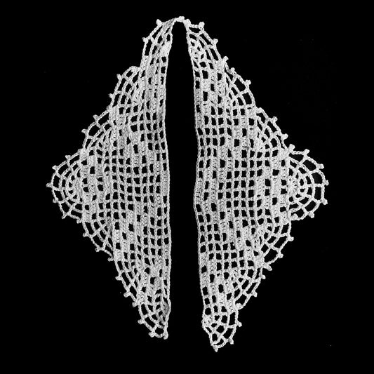 GERTRUD gothic wrap | spiderweb filet crochet 🕸️