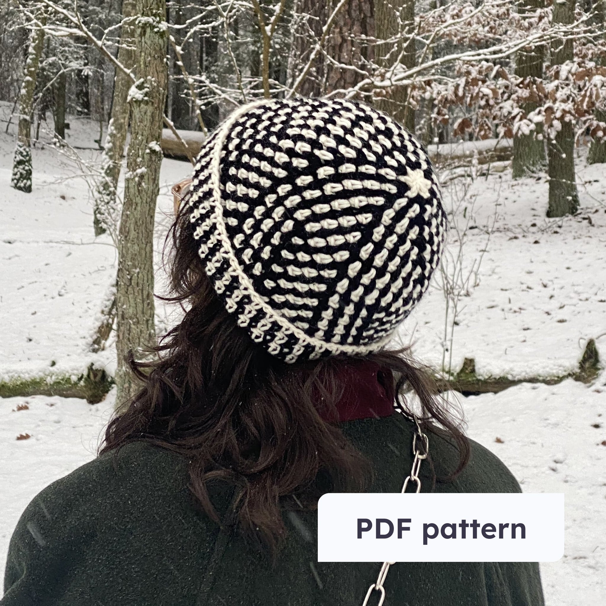 KREUZBERG beanie & fingerless mitts | crochet pattern | PDF